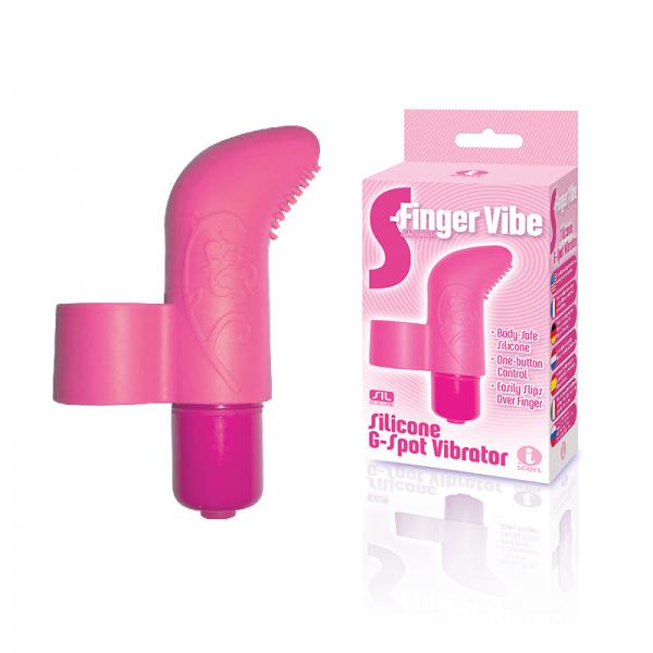 The 9's S-finger Vibe Pink Sex Toy Product