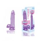 The 9's Diclets 7" Jelly Tpr Dong Purple Sex Toy Product