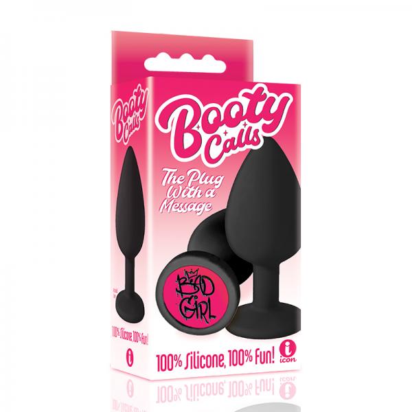 The 9's Booty Calls Silicone Butt Plug Black Bad Girl Sex Toy Product