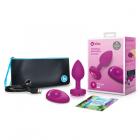 B-vibe Vibrating Jewels - Remote Control - Rechargeable - Pink Ruby (s/m) Sex Toy Product