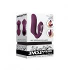 Evolved Helping Hand Dual-stimulating Finger Vibrator - Plum Sex Toy Product