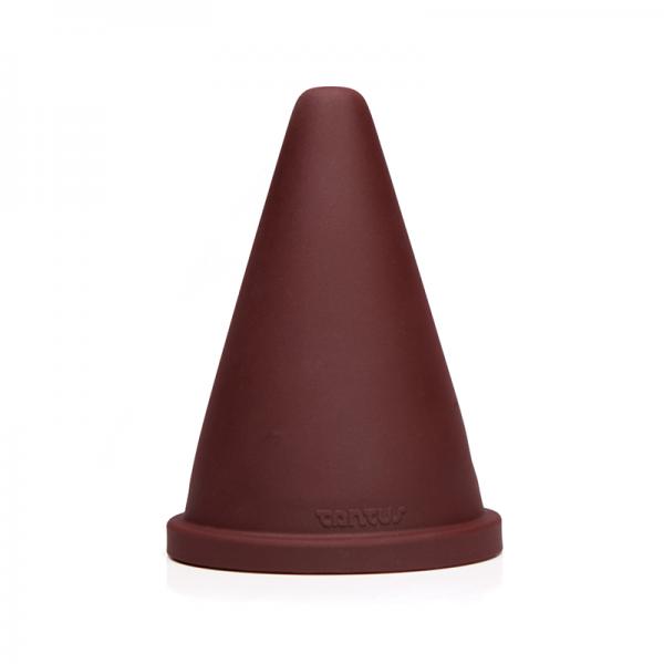 Tantus Cone Squat Firm - Oxblood Sex Toy Product