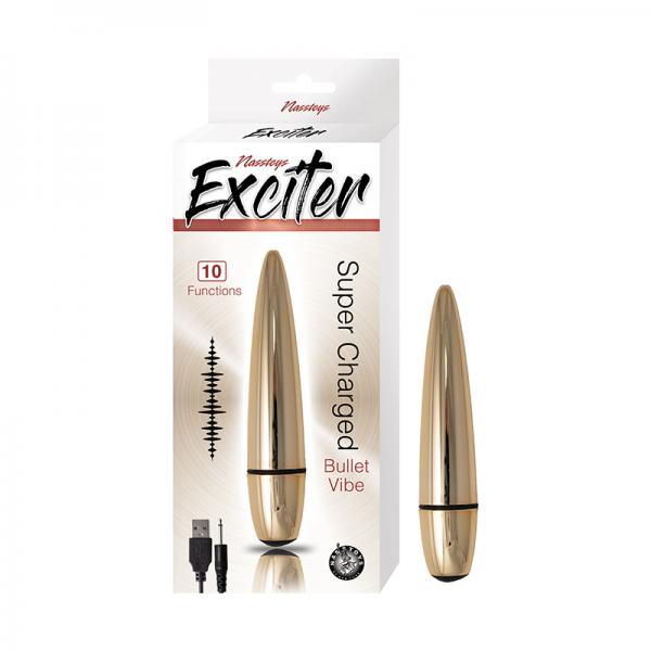 Exciter Bullet Vibe - Gold Sex Toy Product