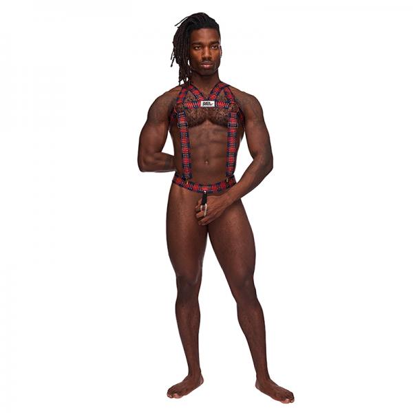 Mp Elastic Harness With Ring Red Os Sex Toy Product