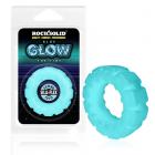 Rock Solid Sila-flex Glow-in-the-dark The Tire C-ring Blue Sex Toy Product