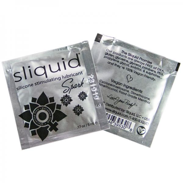 Sliquid Naturals Spark Booty Buzz Pillows (200/bag) .17oz Sex Toy Product