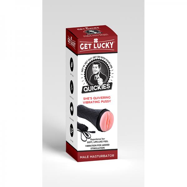 Get Lucky Quickies She's Quivering Vibrating Pussy Masturbator Sex Toy Product