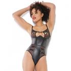 Sheer Crotchless Teddy Black Small Hanging Sex Toy Product