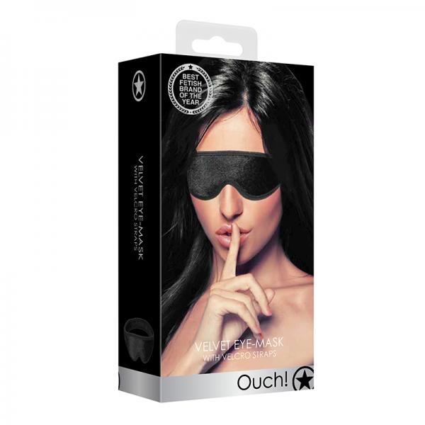 Ouch Velvet & Velcro Adjustable Eye Mask Sex Toy Product