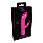Royal Gems - Dazzling - Silicone Rechargeable Bullet - Pink Sex Toy Product