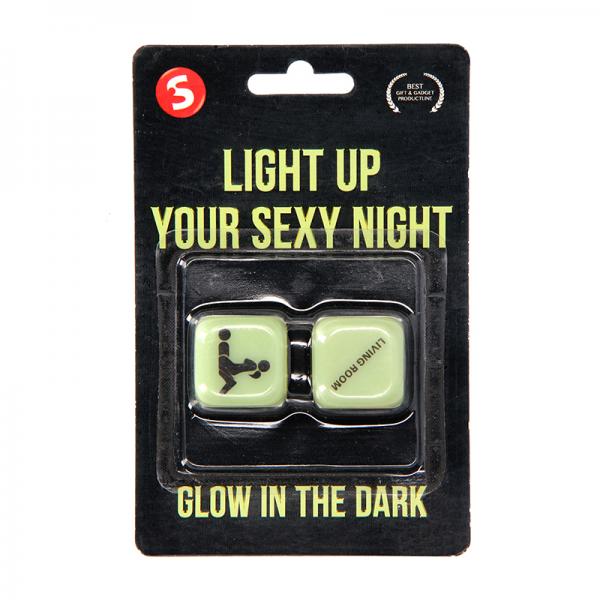 Light Up Your Sexy Night Dice - Glow In The Dark Sex Toy Product