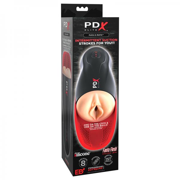 Pdx Elite F*ck-o-matic Stroker - Light/red/black Sex Toy Product