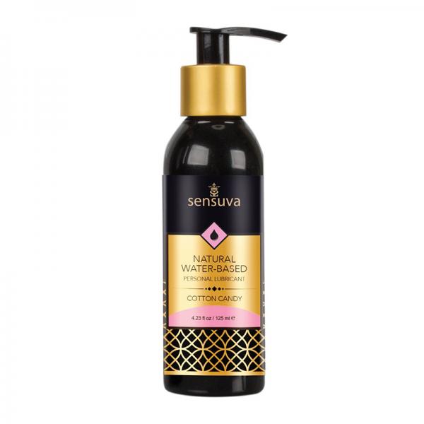 Natural Water-based Personal Lubricant Cotton Candy 4 Oz. Bottle Sex Toy Product