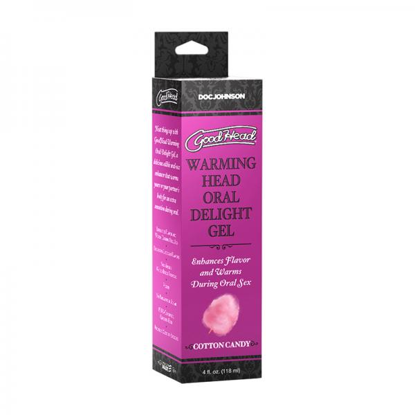 Goodhead Warming Head Oral Delight Gel Cotton Candy 4 Oz. Sex Toy Product