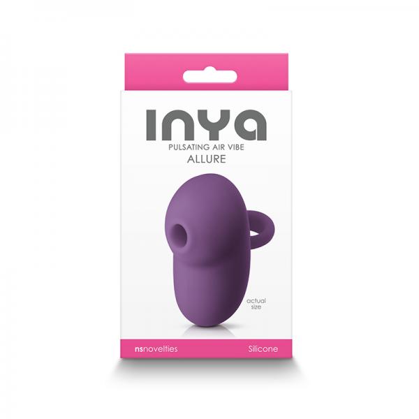 Inya Allure Pulsating Air Vibe Dark Purple Sex Toy Product