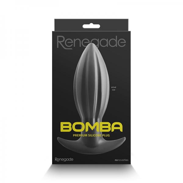 Renegade Bomba Anal Plug Black Medium Sex Toy Product