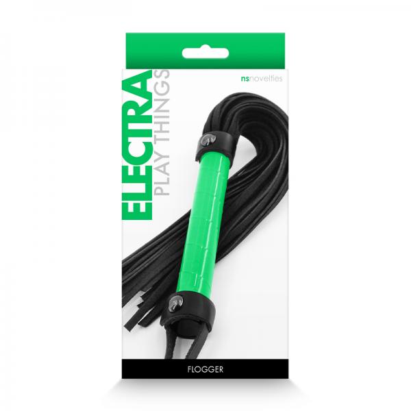 Electra Flogger Green Sex Toy Product