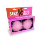 Sexy Af Nipple Couture Pink Marabou Pasties Sex Toy Product