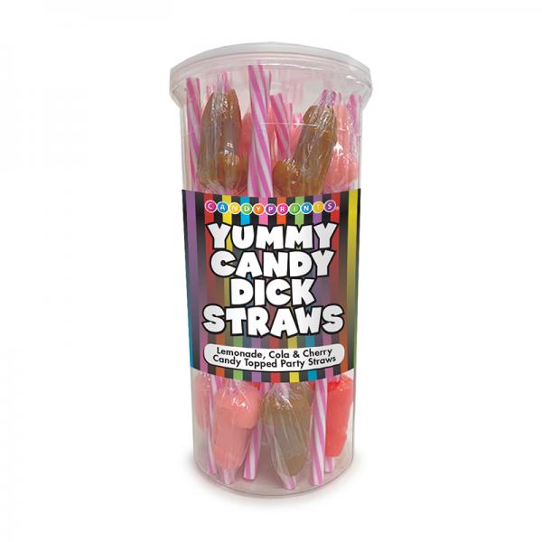 Candy Dick Straws, Display Of 21 Sex Toy Product
