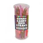 Candy Dick Straws, Display Of 21 Sex Toy Product