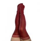 Kixies Holly Cranberry Sparkle Thigh-high Stockings Size D Sex Toy Product