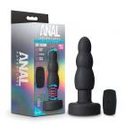 Anal Adventures Platinum - Propel Plug - Black Sex Toy Product