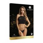 Shots Le Desir Festive Rhinestone Top And Thong Os Black Sex Toy Product