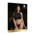 Shots Le Desir Festive Rhinestone Top And Thong Osx Black Sex Toy Product