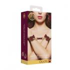 Ouch Halo Wrist & Ankle Cuffs Burgundy Sex Toy Product