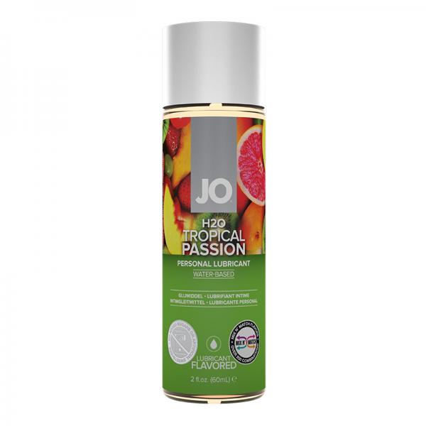 Jo H2o Flavored Tropical Passion Lubricant 2 Oz. Sex Toy Product
