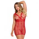 Magic Silk Seamless Dress Red O/s Sex Toy Product