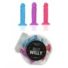 Addiction Silly Willy Mini Dong Bowl Silicone 12-piece Bowl Pink, Blue, Purple Sex Toy Product
