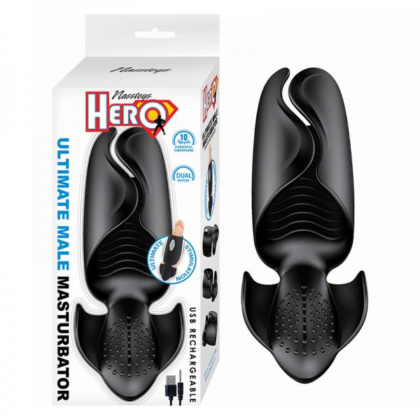 Hero Ultimate Male Masturbator Black Sex Toy Product