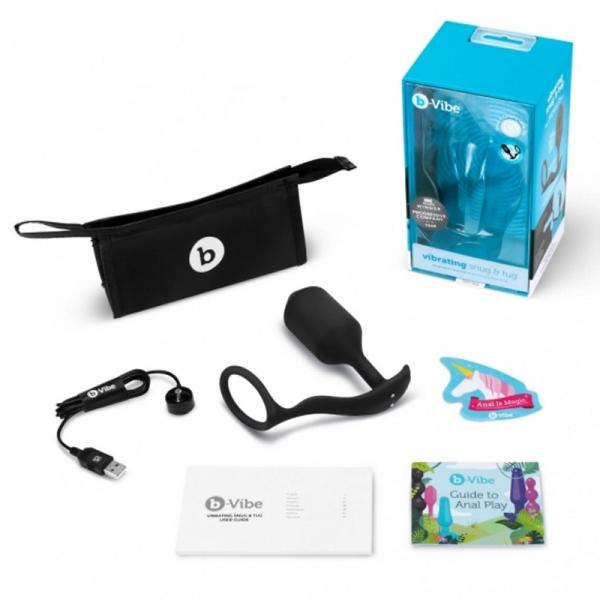 B-vibe Vibrating Snug & Tug Xl Black Sex Toy Product