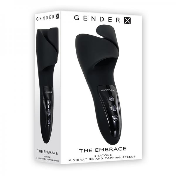 Gender X The Embrace Pulsating Masturbator Black Sex Toy Product