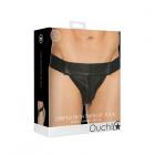 Ouch Jock Front Zip Black L/xl Sex Toy Product