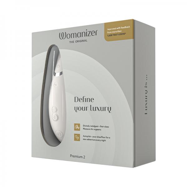 Womanizer Premium 2 Warm Gray Sex Toy Product