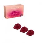 Womanizer Premium & Classic Heads Bordeaux Small Pack Of 3 Sex Toy Product