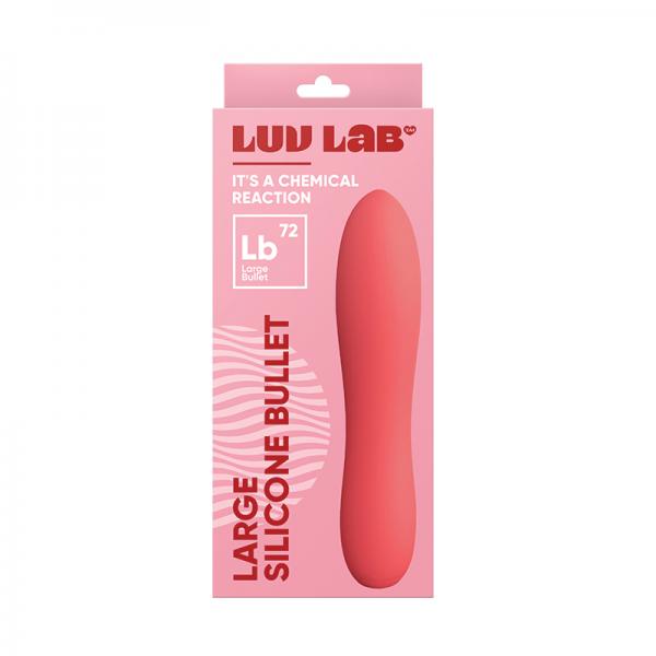 Luv Lab Lb72 Large Bullet Silicone Coral Sex Toy Product