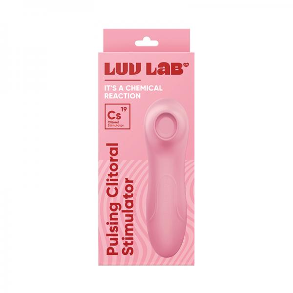 Luv Lab Cs19 Pulsing Clit Stimulator Silicone Light Pink Sex Toy Product