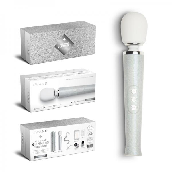 Le Wand All That Glimmers Set White Sex Toy Product