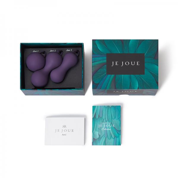 Je Joue Ami Silicone Kegel Set Of 3 Purple Sex Toy Product