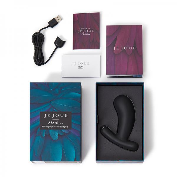Je Joue Nuo V.2 App-compatible Anal Plug Black Sex Toy Product