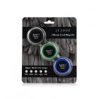 Je Joue 3-pack Silicone C-rings Black/green/blue Sex Toy Product