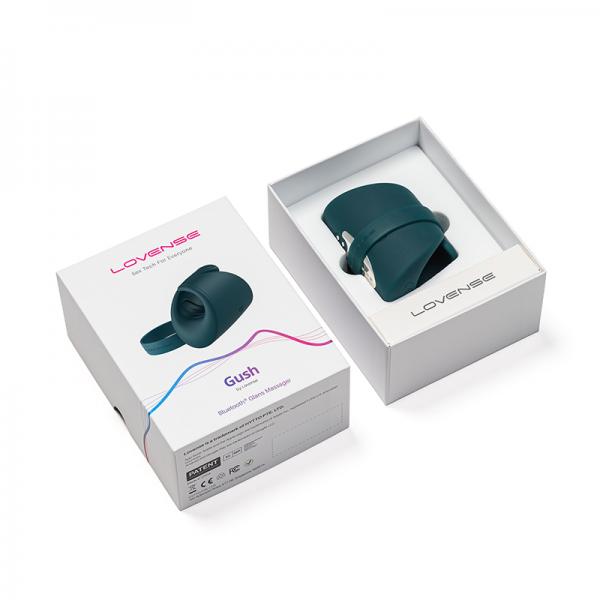 Lovense Gush App-compatible Handsfree Masturbator Teal Sex Toy Product