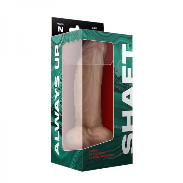 Shaft Model N Liquid Silicone Dong With Balls 9.5 In. Pine Sex Toy Product