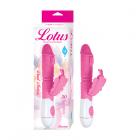 Lotus Sensual Massagers #4 Dual Stimulator Silicone Pink Sex Toy Product
