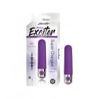 Exciter Travel Vibe Rechargeable Silicone Purple Sex Toy Product