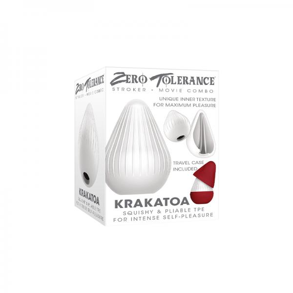 Zt Krakatoa Stroker White Sex Toy Product