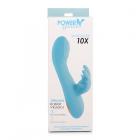 Power Bunny Snuggles Rabbit Vibe Silicone Rechargeable Teal Sex Toy Product